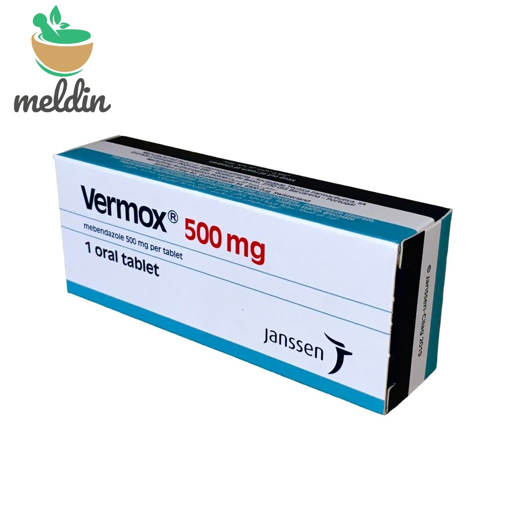 Vermox tab 500mg meldinpharma